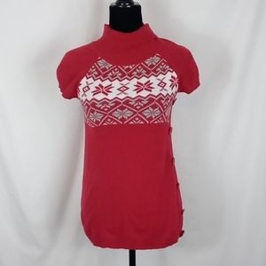 Route 66 Winter knit Top. Size Large